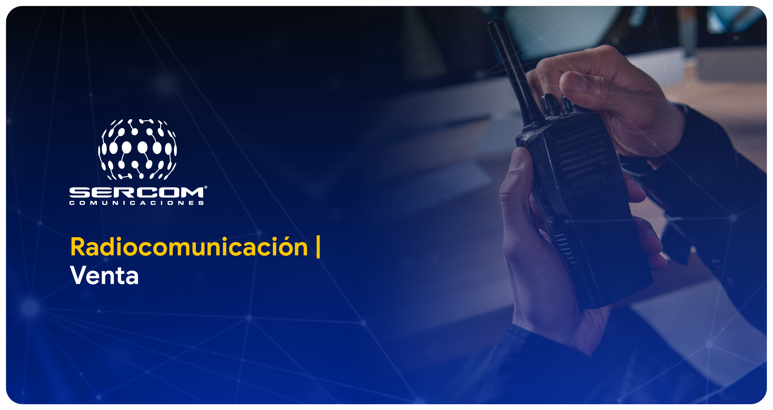 Venta de Radios portátiles | Sercom Comunicaciones